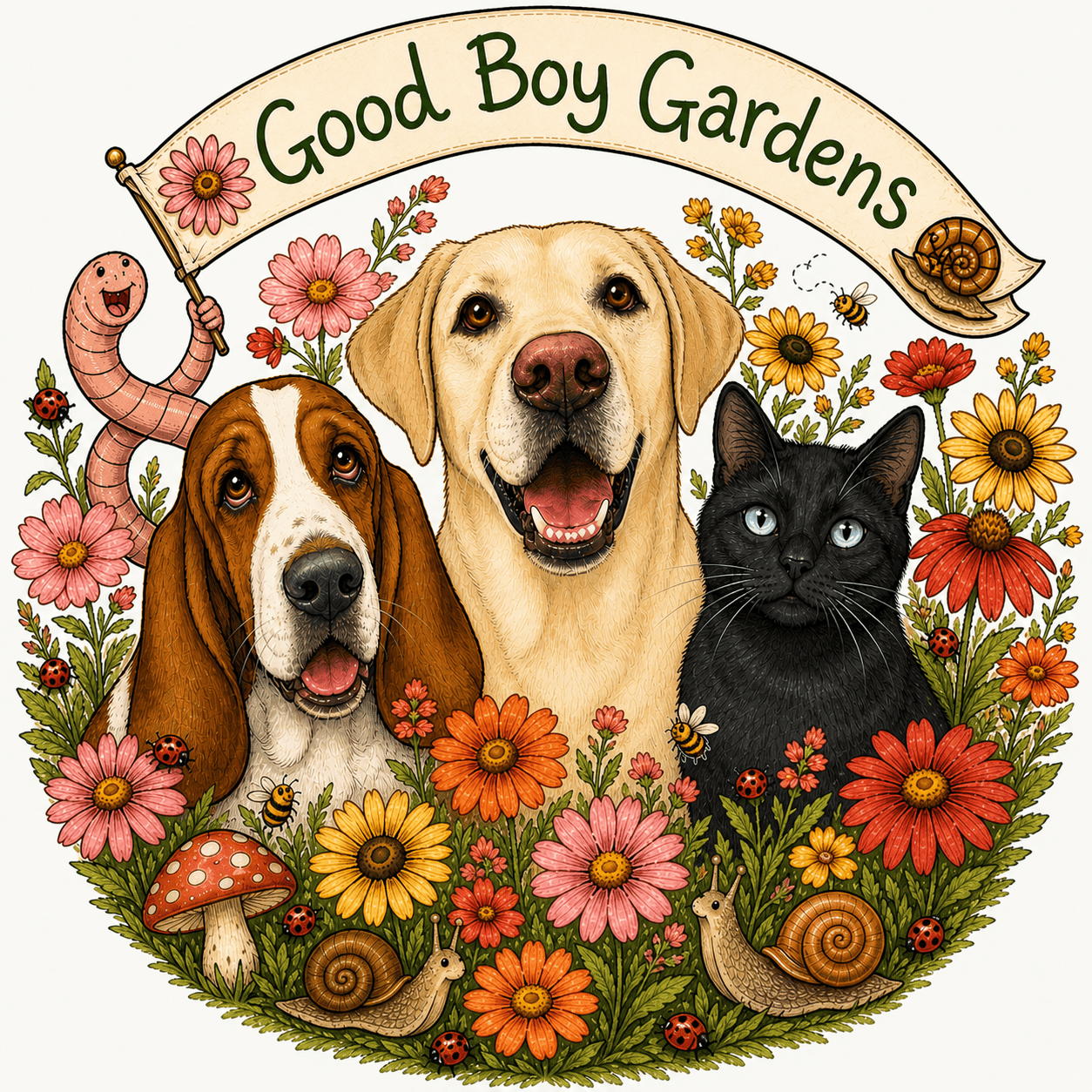 Good Boy Garden Stand logo